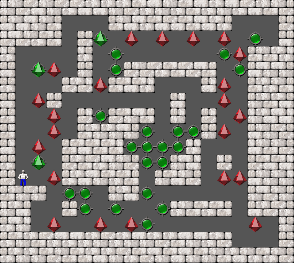 Sokoban Bugs550 collection level 297